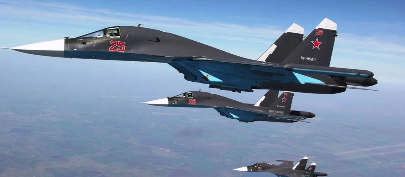 ΕΚΤΑΚΤΟ: Ρωσικά βομβαρδιστικά Su-34 κτύπησαν θέσεις του τουρκικού Στρατού στην πόλη Qaminas - Αναφορές για νεκρούς!